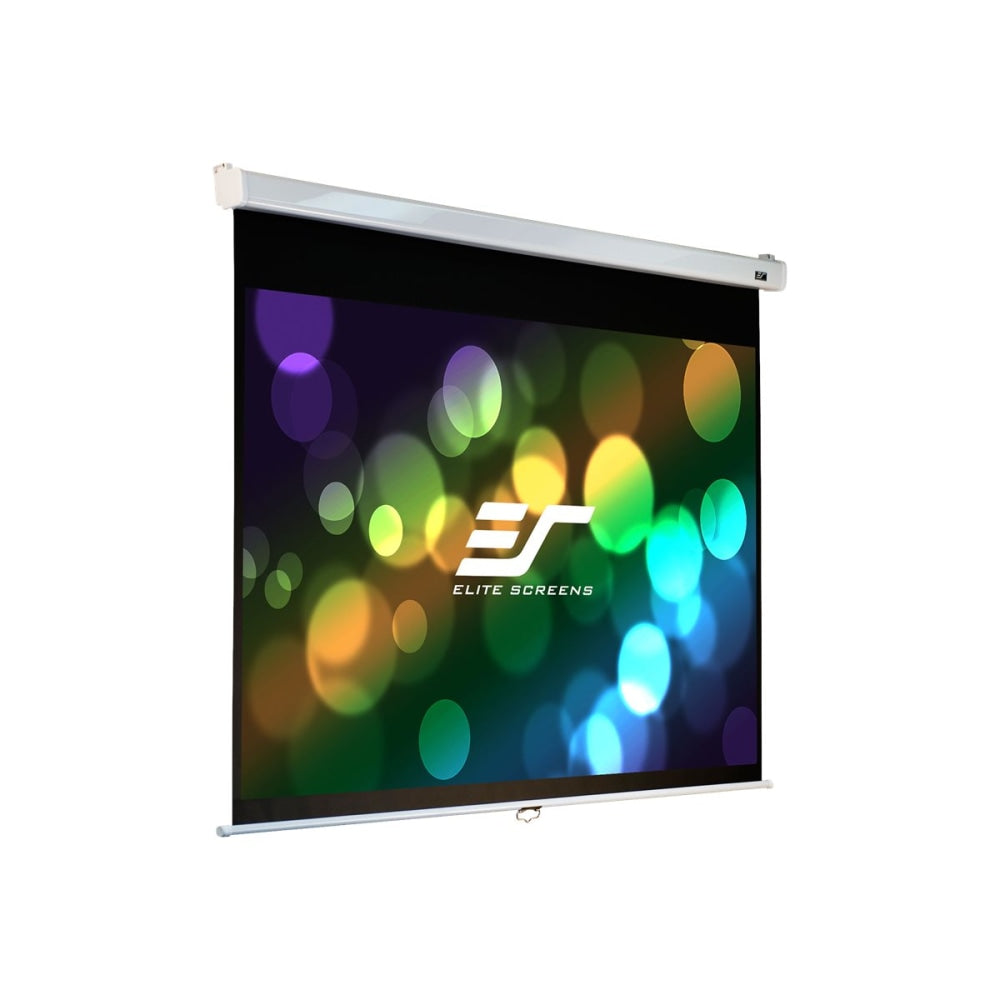 Elite Screens Manual SRM Pro Series M100VSR-PRO - Projection screen - ceiling mountable, wall mountable - 100in (100 in) - 4:3 - MaxWhite FG - white