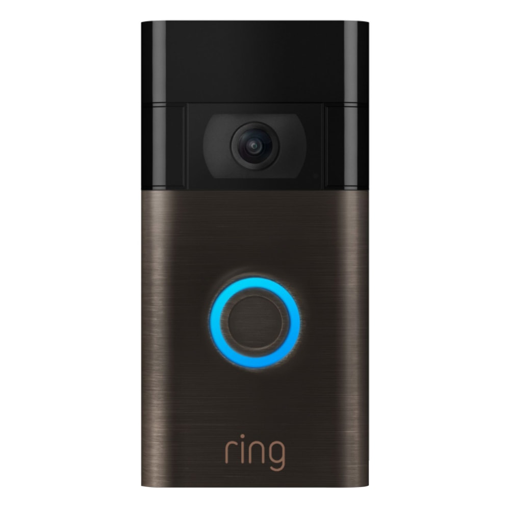 Ring HD Video Doorbell 2, Venetian Bronze, 6022390