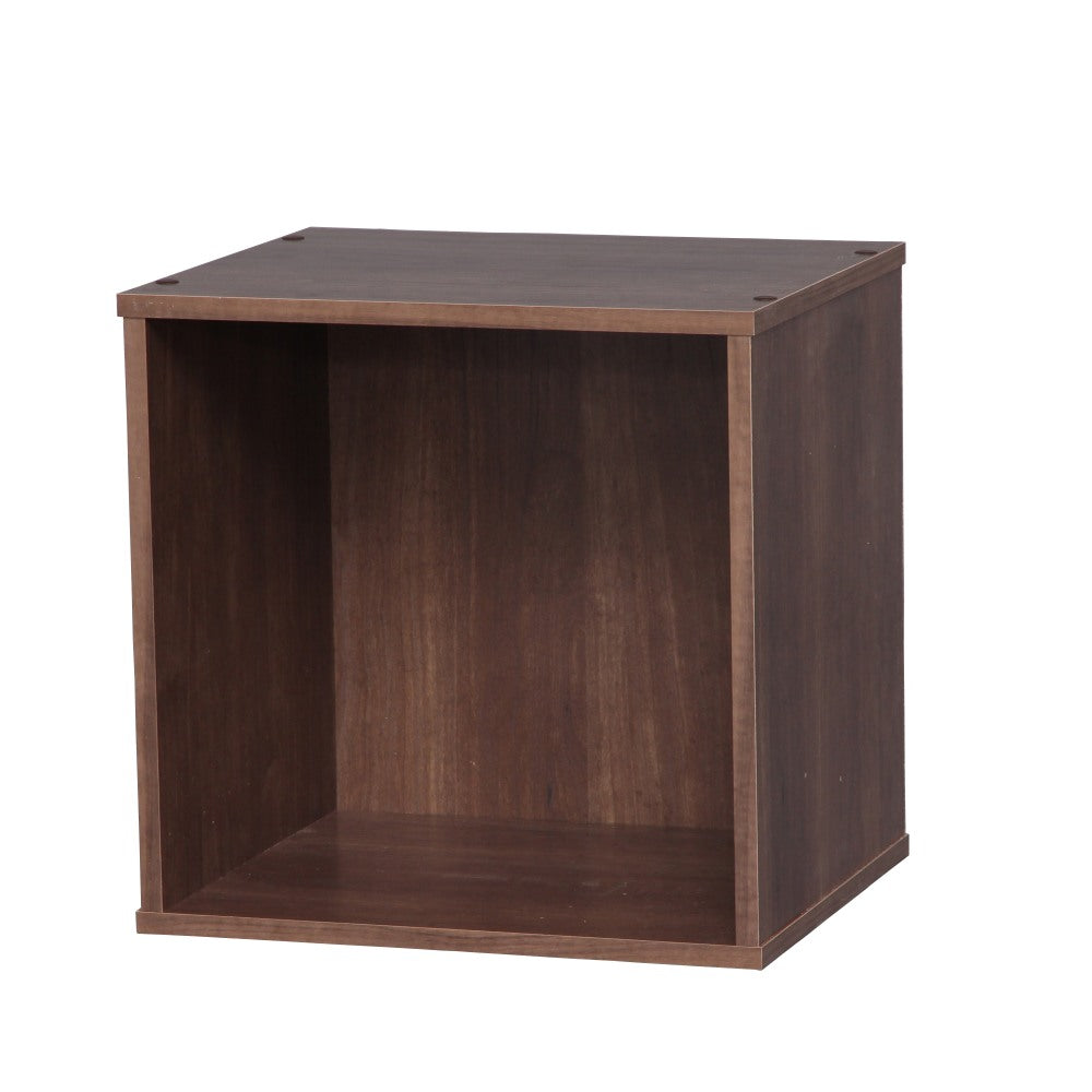 IRIS BAKU 14inH Modular Cube Storage Box, Brown