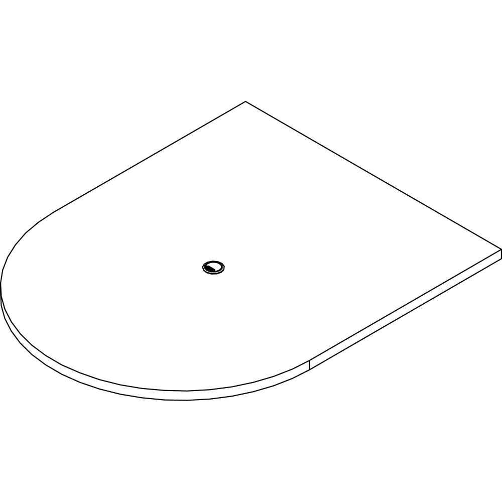 Lorell Prominence 2.0 Half-Racetrack Conference Tabletop - For - Table TopEspresso Racetrack, Laminated Top x 60in Table Top Width x 48in Table Top Depth x 1.50in Table Top Thickness - Assembly Required - Particleboard Top Material - 1 Each