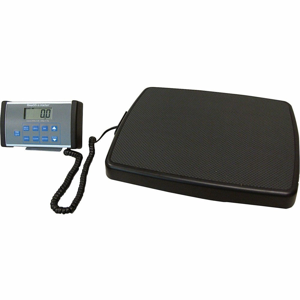 Health O meter Professional Remote Digital Scale, Black/Gray