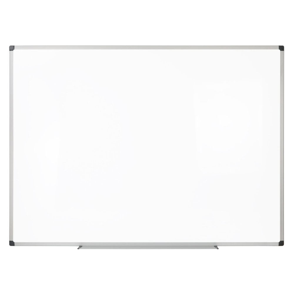 Realspace Magnetic Dry-Erase Whiteboard, 36in x 48in, Silver Frame