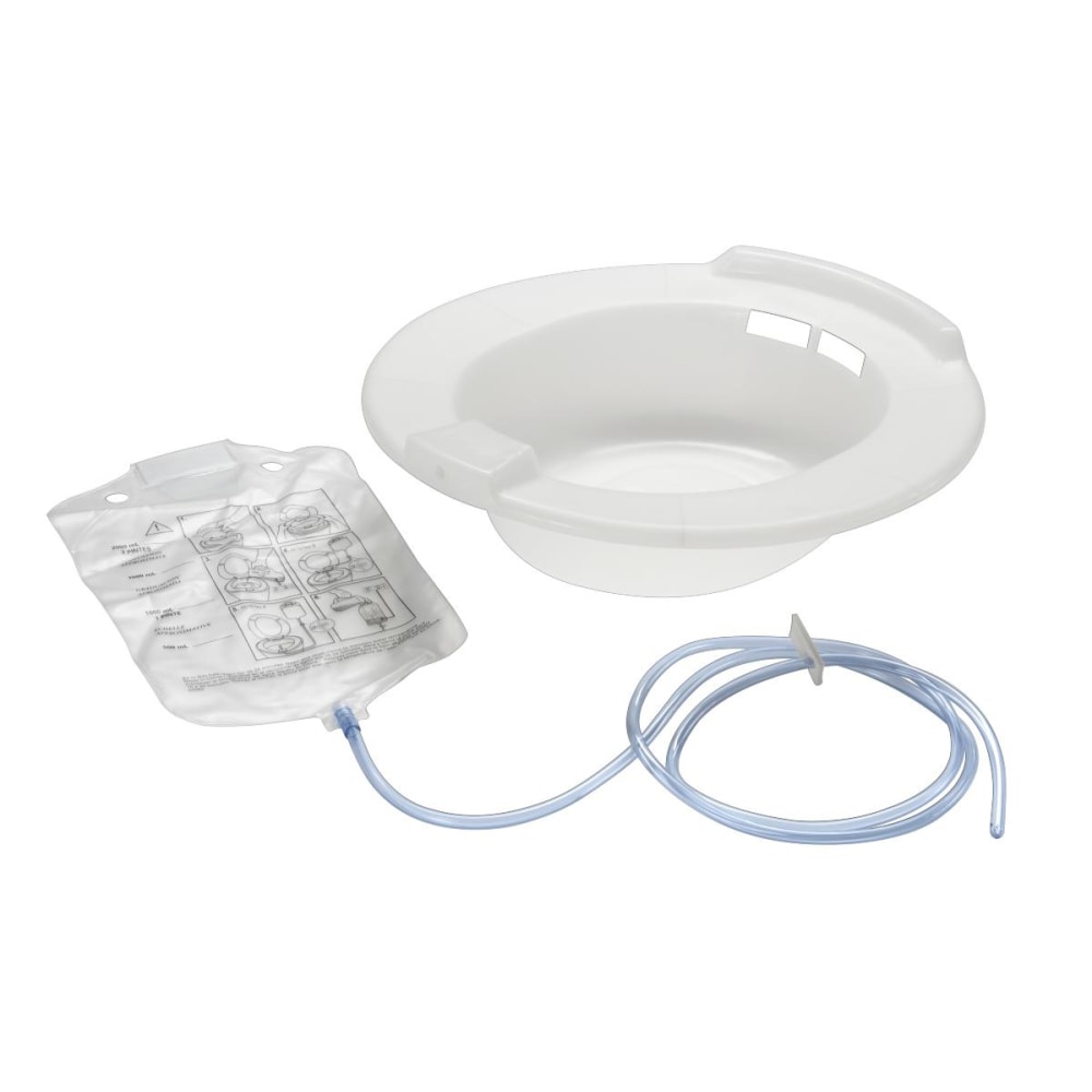 Medline Sitz Baths, 14in, Clear, Pack Of 10