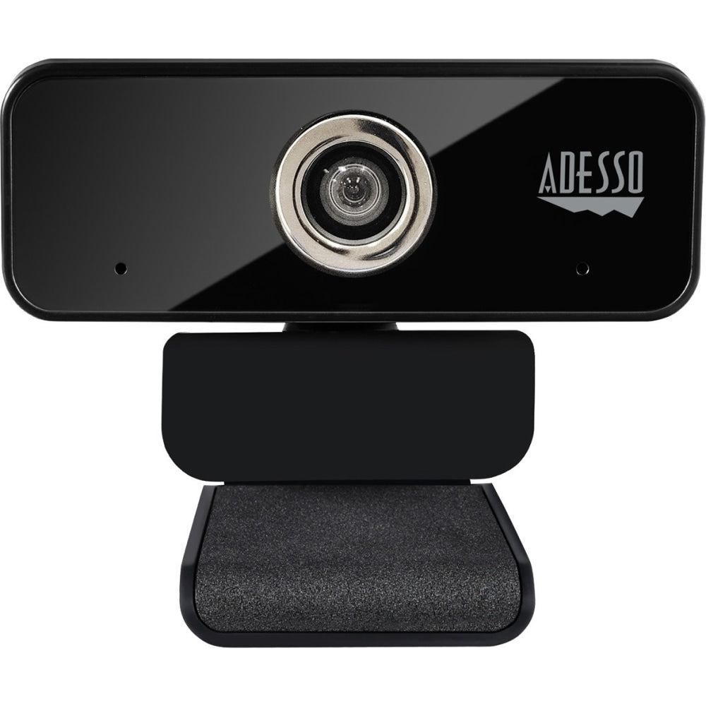 Adesso CyberTrack 6S Webcam - 8 Megapixel - 30 fps - USB 2.0 - TAA Compliant - 3840 x 2160 Video - CMOS Sensor - Manual Focus - Widescreen - Microphone - Computer, Notebook, Smart TV