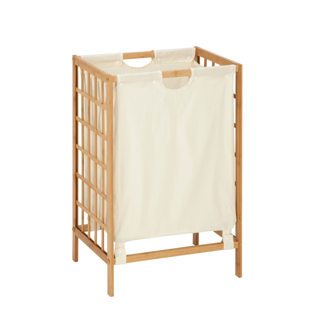 Honey-Can-Do Knockdown Bamboo Hamper, 25 7/8in, Natural