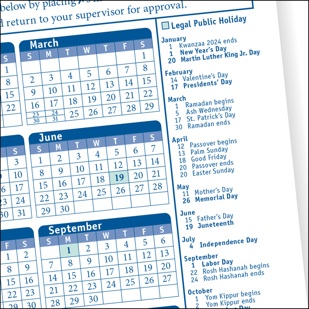 ComplyRight 2024 Time Off Request And Approval Forms, 2-Part, 5 1/2in x 8 1/2in, White, Pack Of 50