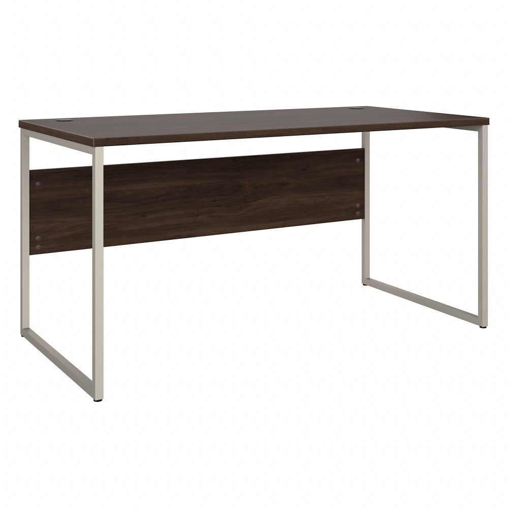 Bush Business Furniture Hybrid Computer Table Desk With Metal Legs, 60inW x 30inD, Black Walnut, Standard Delivery