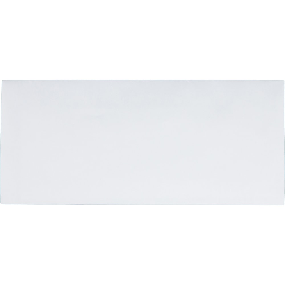 Business Source Regular Business Envelopes - Commercial - #10 - 9 1/2in Width x 4 1/8in Length - 24 lb - Gummed - Wove - 500 / Box - White