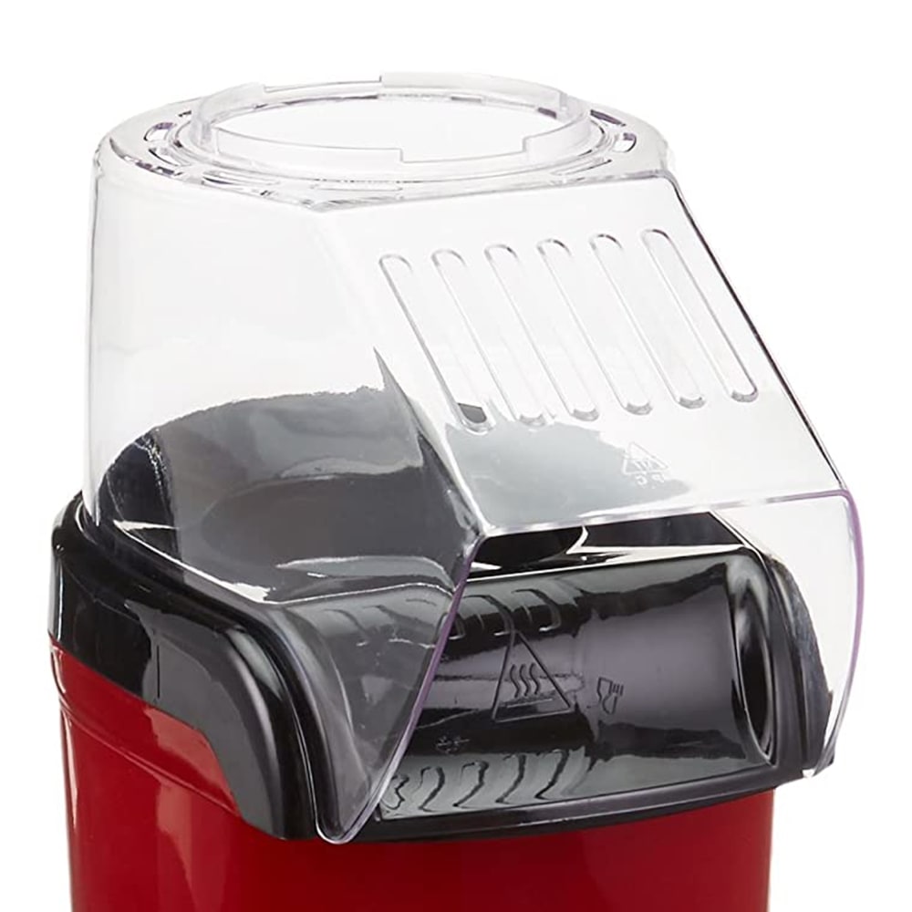 Brentwood Hot Air Popcorn Maker, 10-1/2inH x 7-1/2inW x 5inD, Red