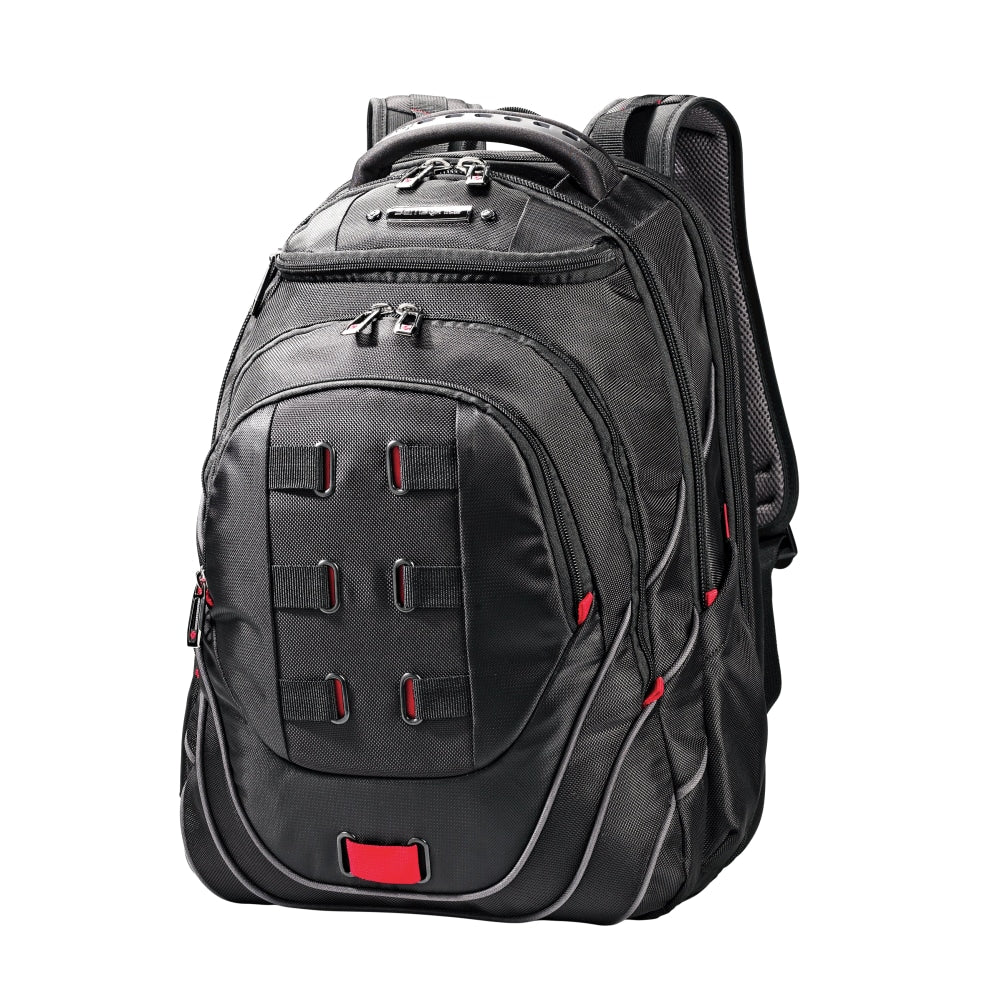 Samsonite Tectonic PerfectFit Laptop Backpack, Black/Red