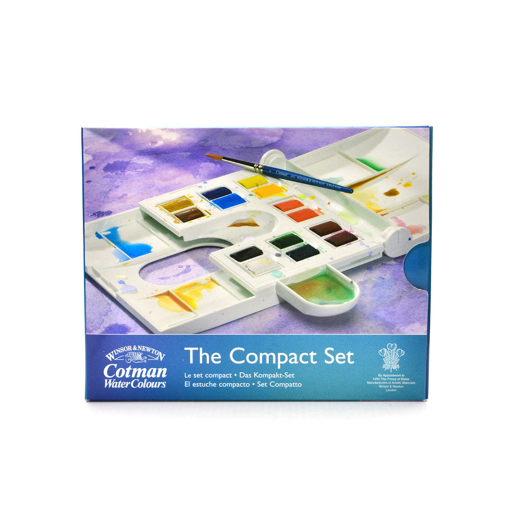 Winsor & Newton Cotman Watercolor Compact Set, Set Of 14