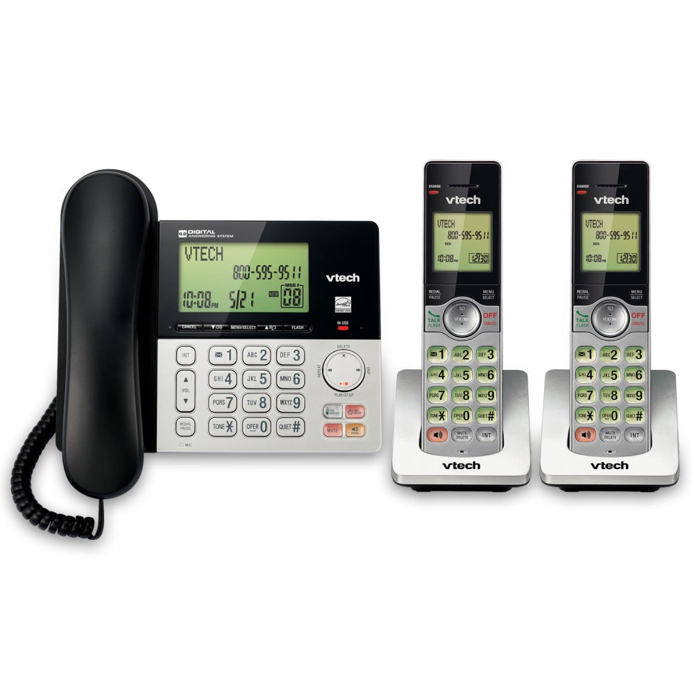 VTech CS6949-2 DECT 6.0 Expandable Cordless Phone With Digital Answering System