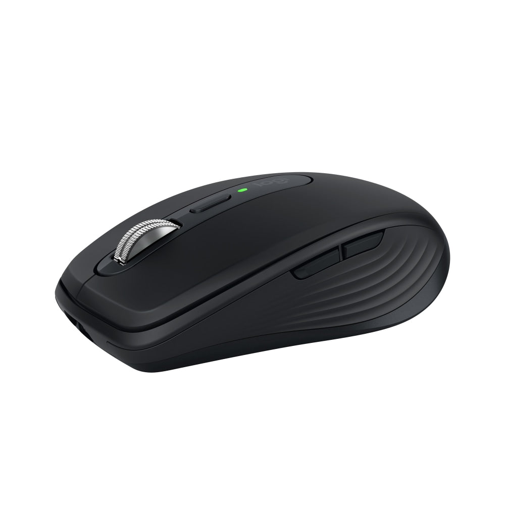 Logitech MX Anywhere 3S Compact Wireless Mouse, 78% Recycled, Black, 910-006928