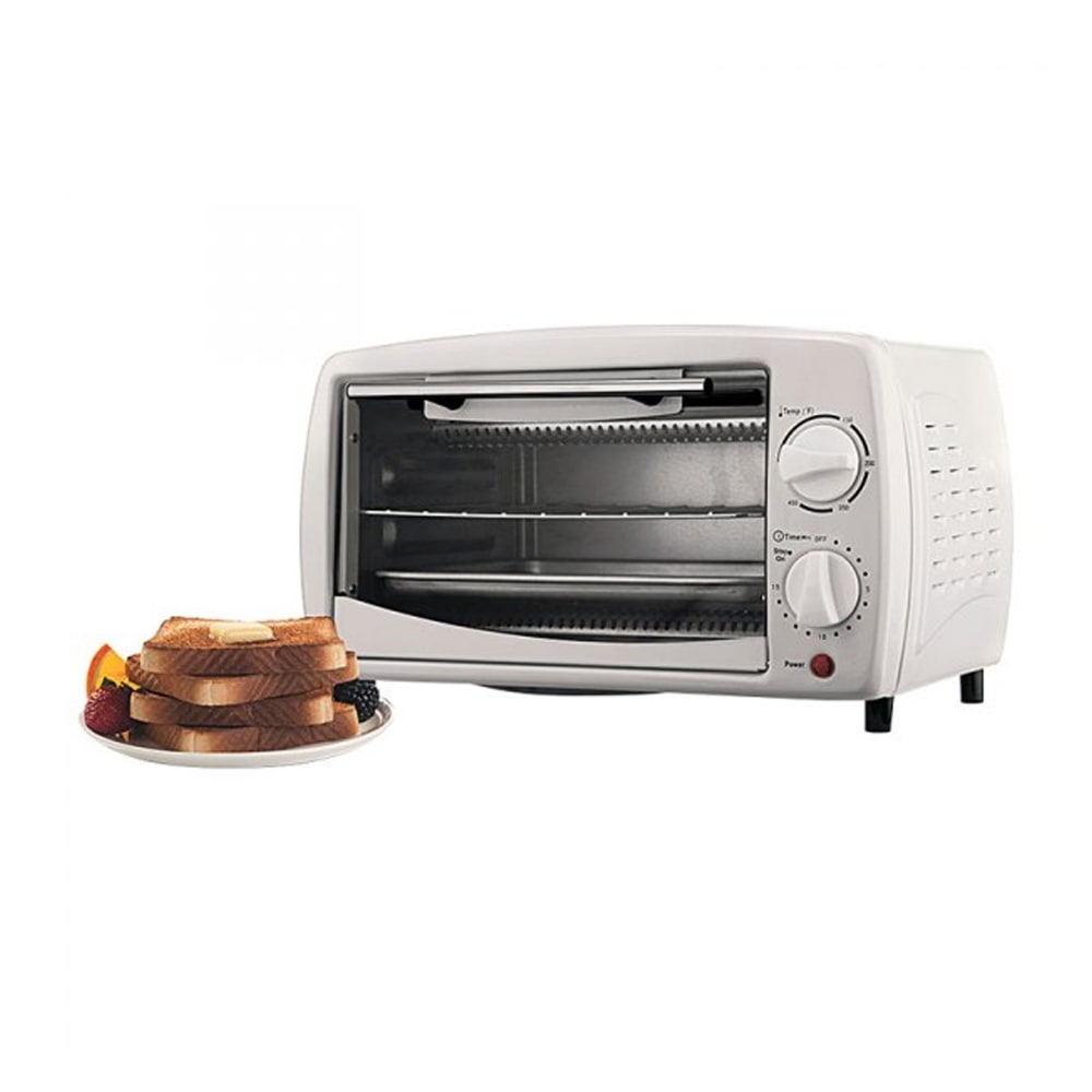 Brentwood 4-Slice Toaster Oven Broiler, White