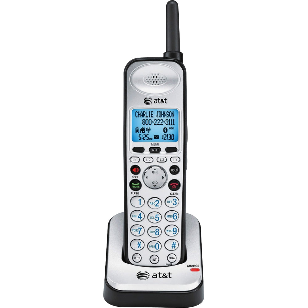 AT&T SB67108 4-Line DECT 6.0 Digital Cordless Handset, Silver/Black