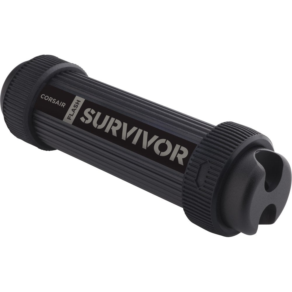 Corsair Flash Survivor Stealth 256GB USB 3.0 Flash Drive - 256 GB - USB 3.0 - Black - 5 Year Warranty