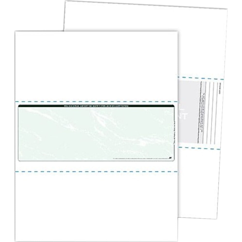 Blanks/USA KanT Kopy Security Check-In-The-Middle Paper, Letter Size (8 1/2in x 11in), Ream Of 500 Sheets, Void Green