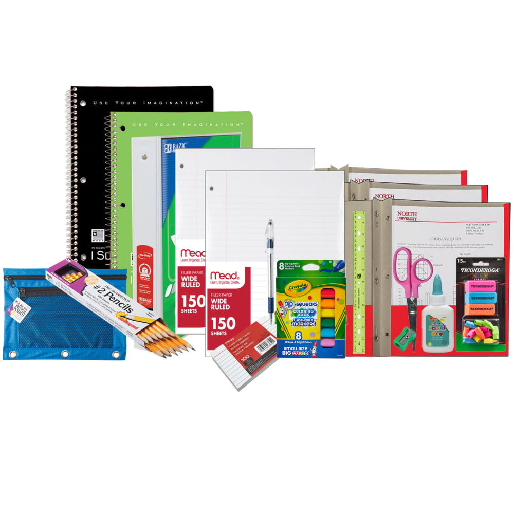 Basic 14-Piece School Kit, Grades 3-5