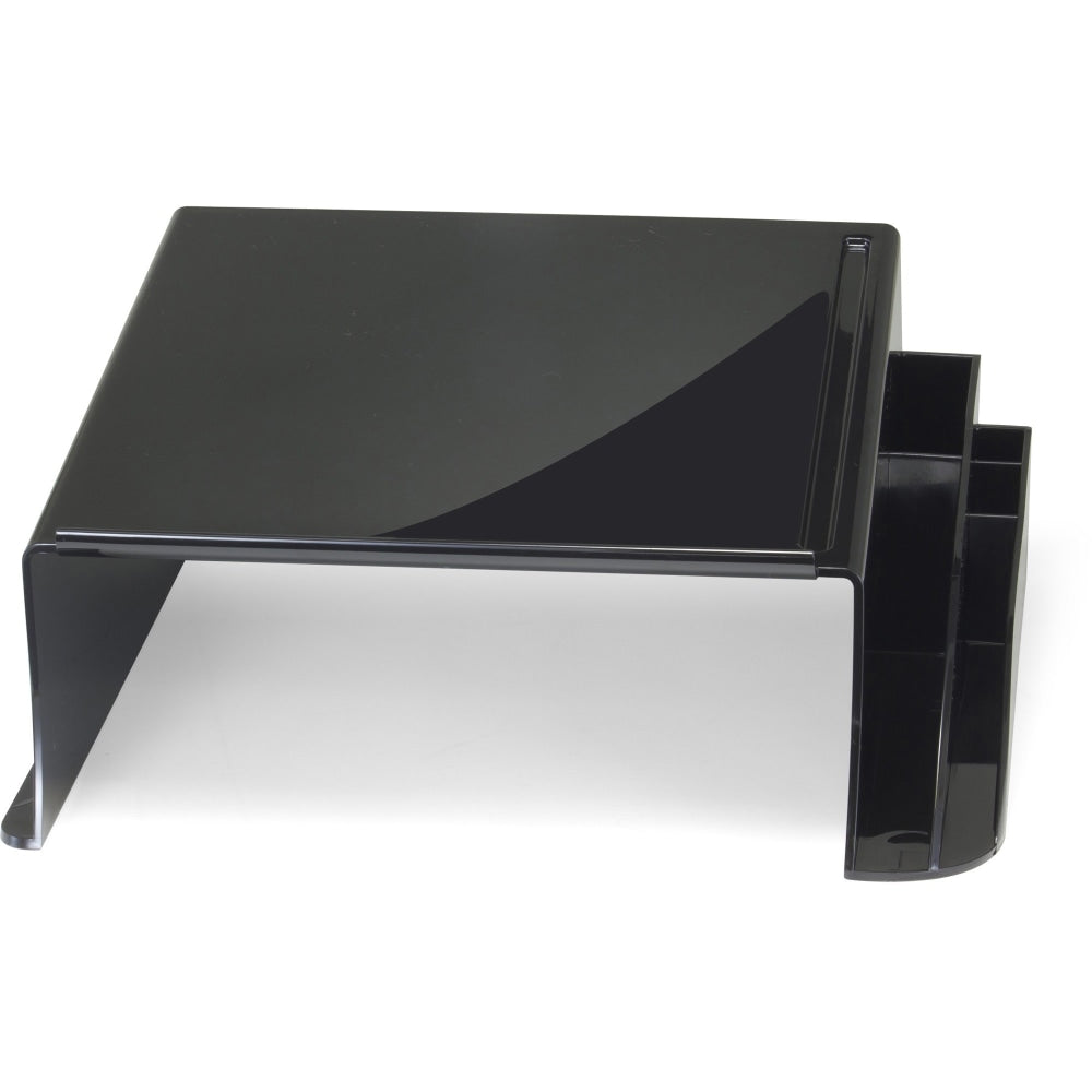 OIC 2200 Series Telephone Stand, 5 1/8inH x 12 1/2inW x 10 1/2inD, Black