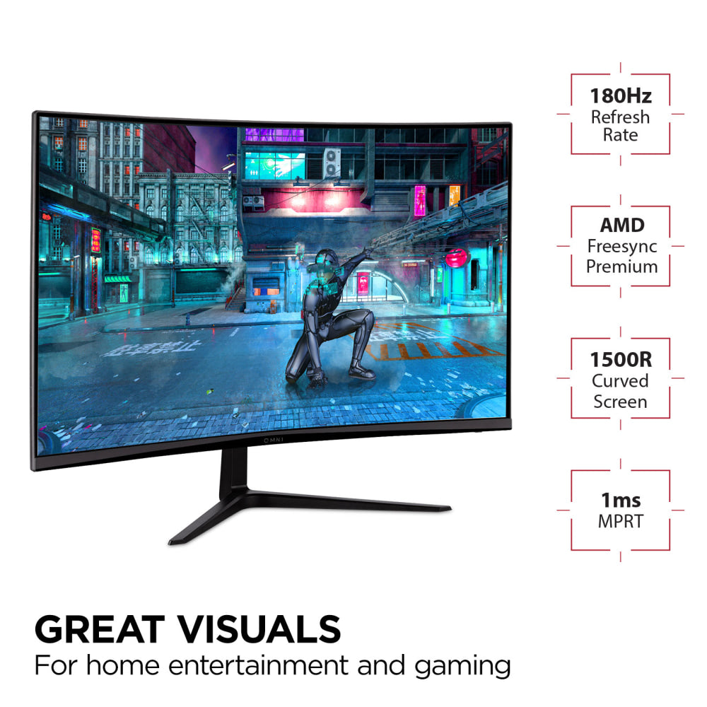 ViewSonic OMNI VX3218-PC-MHD 32in Curved HD Gaming Monitor