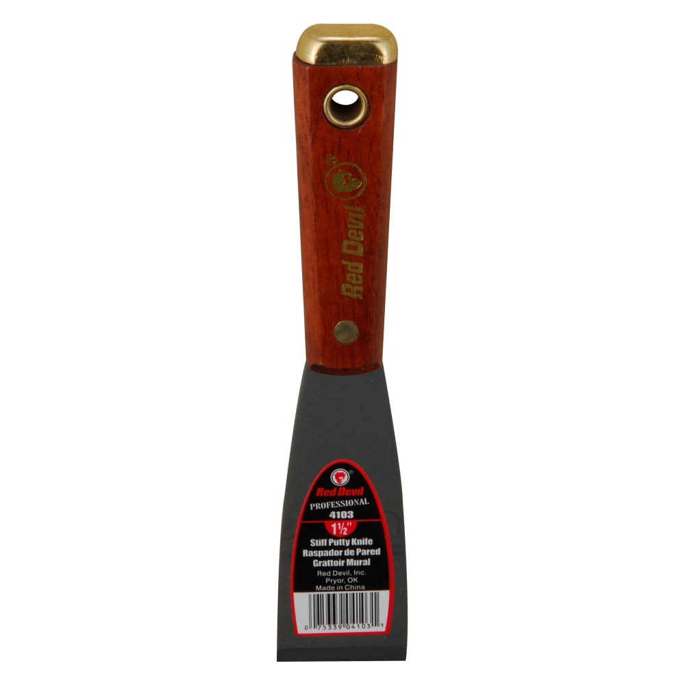 Red Devil 4100 Pro Series Putty Knife, 1-1/2in Width, Stiff