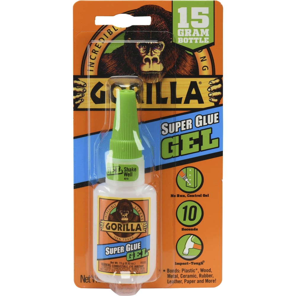 Gorilla Super Glue Gel, 0.53 Oz