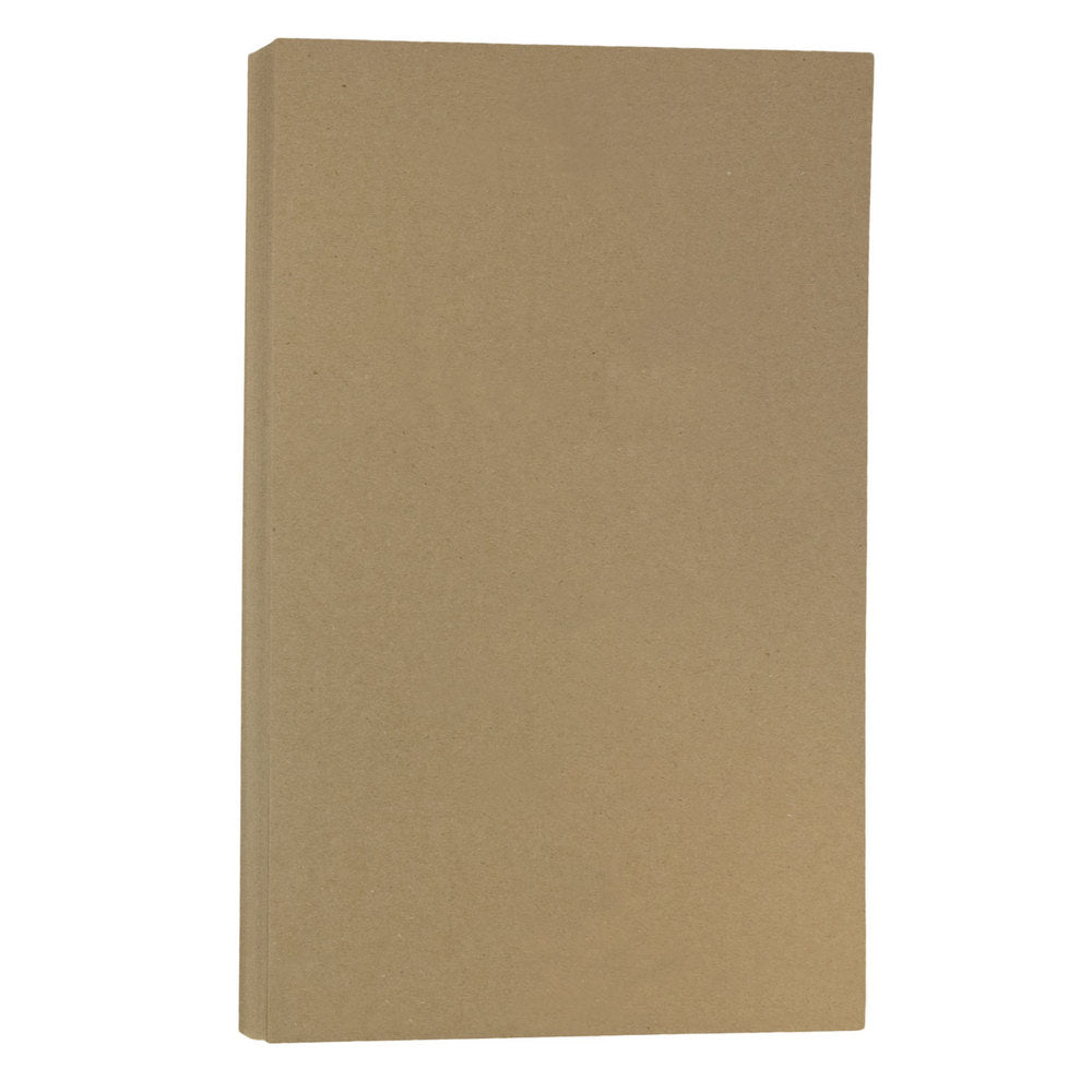 JAM Paper Legal Card Stock, Brown Kraft, Legal (8.5in x 14in), 60 Lb, Pack Of 50