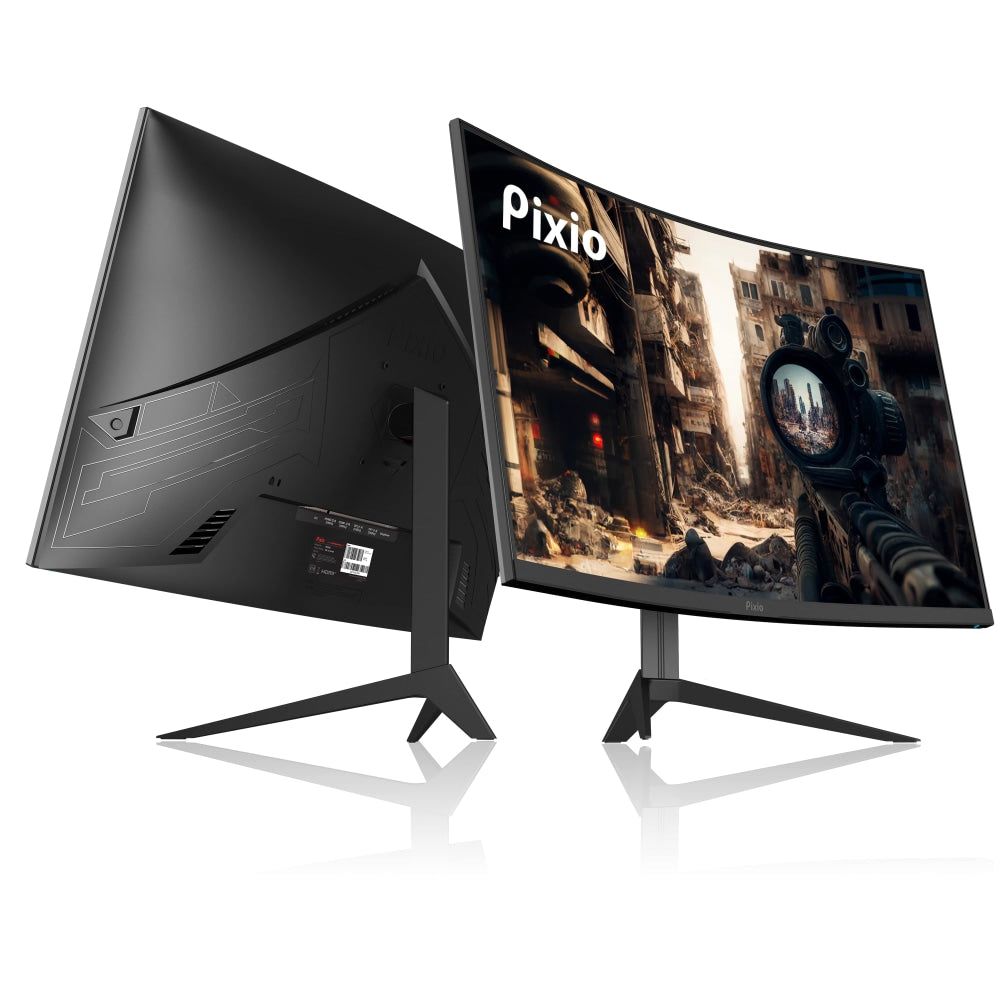 Pixio PXC327 Advanced 32in Fast-VA WQHD Curved Gaming Monitor, FreeSync