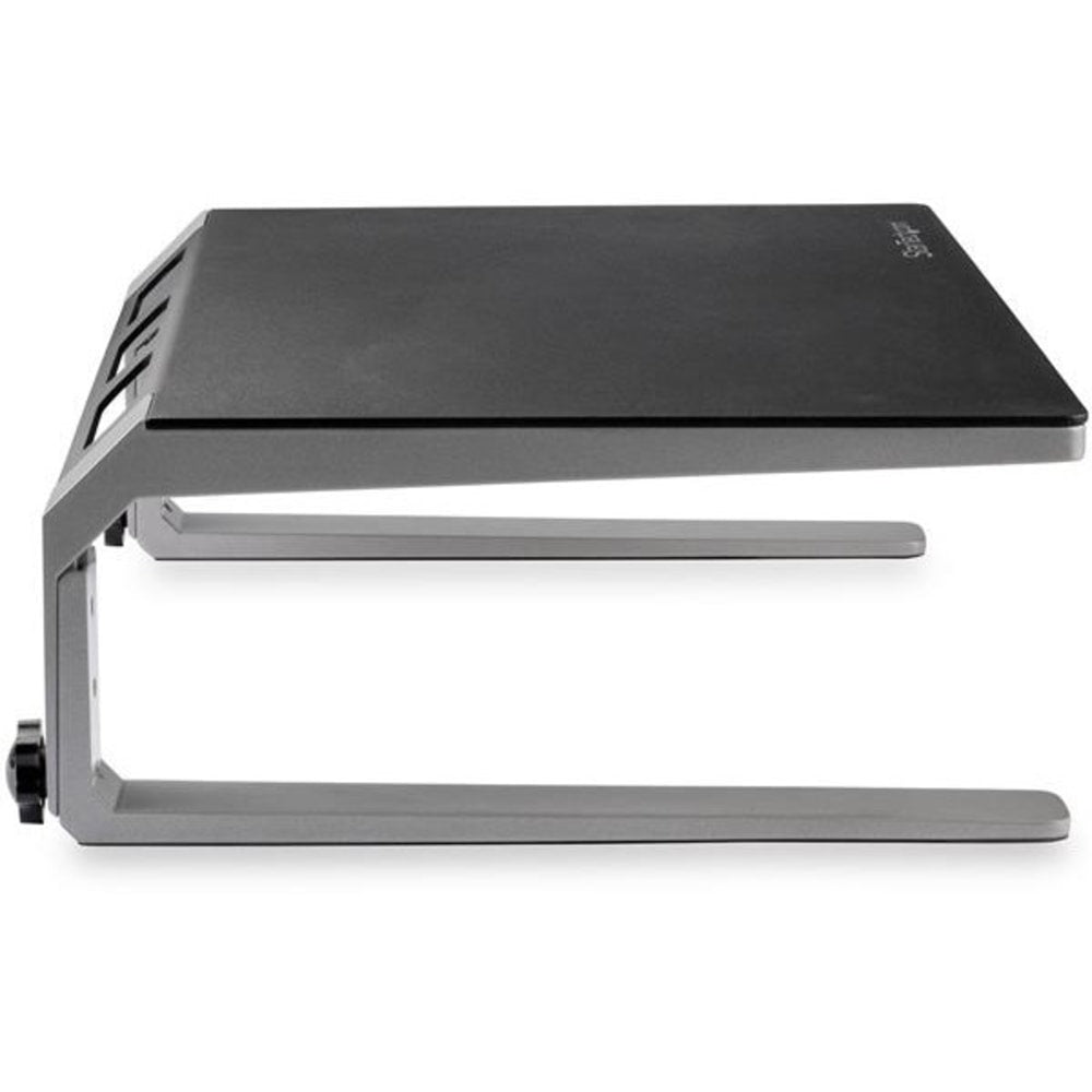 StarTech.com Monitor Riser Stand - For up to 32 Monitor - Height Adjustable - Computer Monitor Riser - Steel and Aluminum - Black, Silver