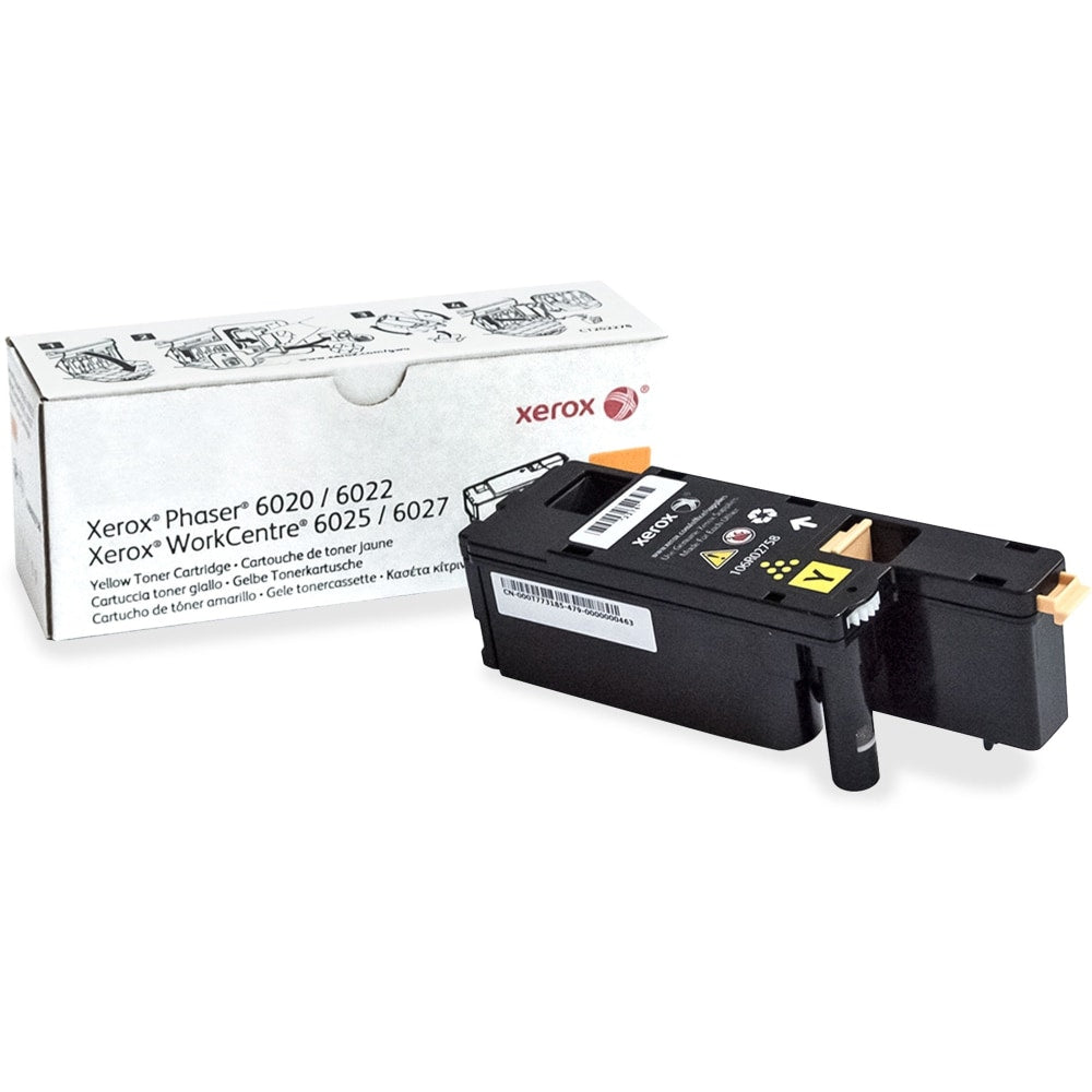 Xerox 6022/6027 Yellow Toner Cartridge, 106R02758