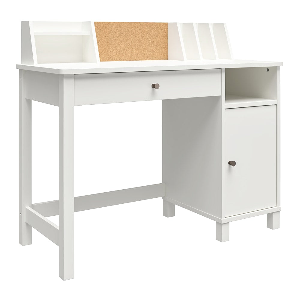 Ameriwood Home Abigail 36inW Kids Computer Desk With Chair, White