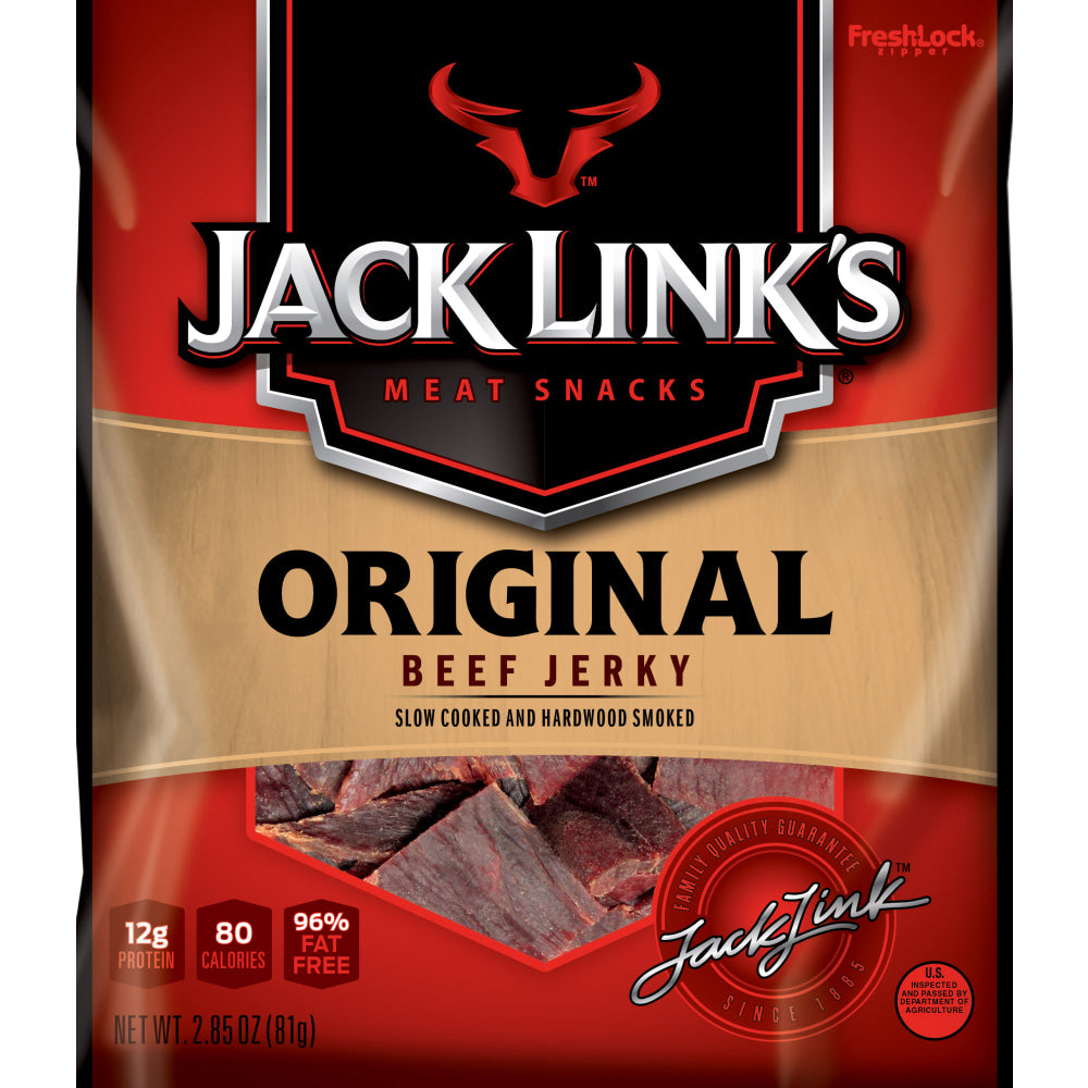 Jack Links Beef Jerky, Original, 2.85 Oz