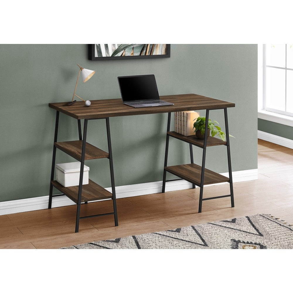 Monarch Specialties Wincy 48inW Computer Desk, Brown/Black