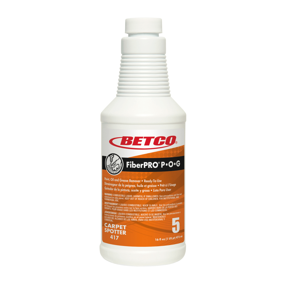 Betco FiberPRO POG, Citrus Scent, 16 Oz Bottle, Case Of 12