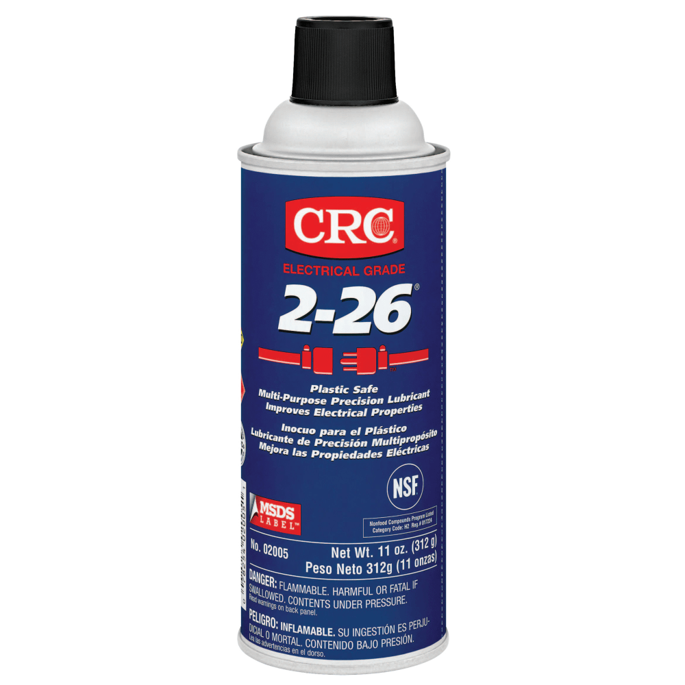 CRC 2-26 Multi-Purpose Precision Lubricants, 16 Oz Aerosol Can, Pack Of 12 Cans