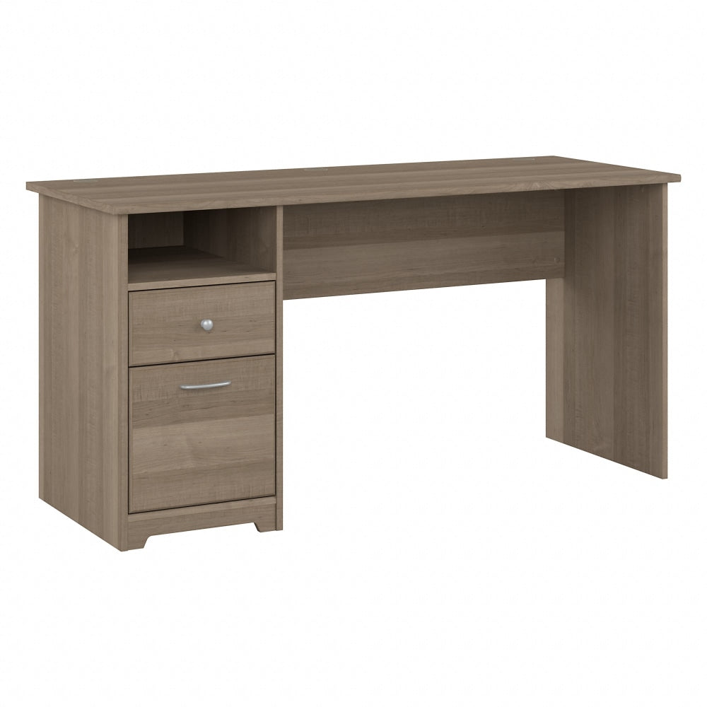 Bush Furniture Cabot 60inW Computer Desk With Drawers, Ash Gray, Standard Delivery