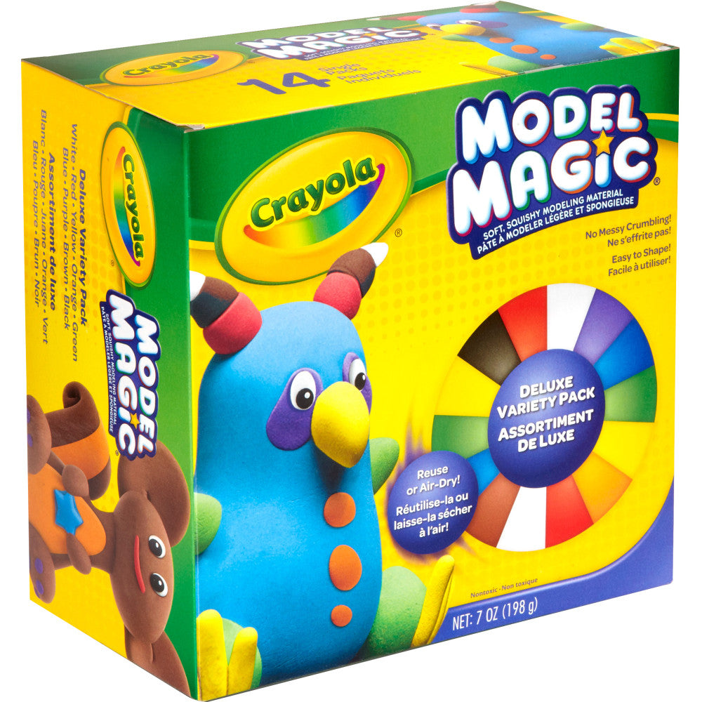 Crayola Model Magic Variety Pack, Assorted Colors, Pack Of 14