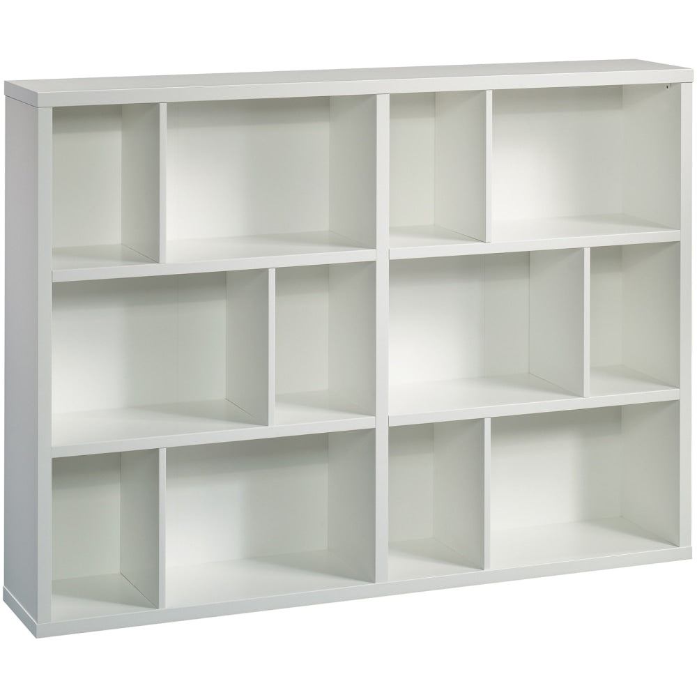 Sauder Select 45inH 12-Cube Bookcase, Soft White