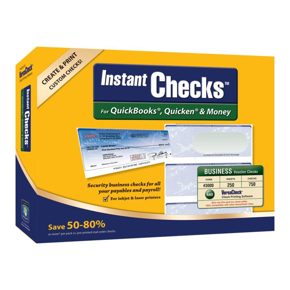 VersaChecks InstantChecks Form #3000 Bundle, Disc