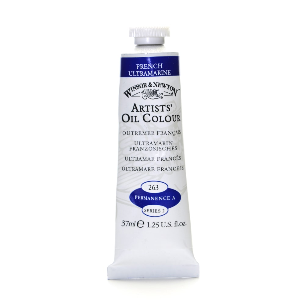 Winsor & Newton Artists Oil Colors, 37 mL, French Ultramarine, 263