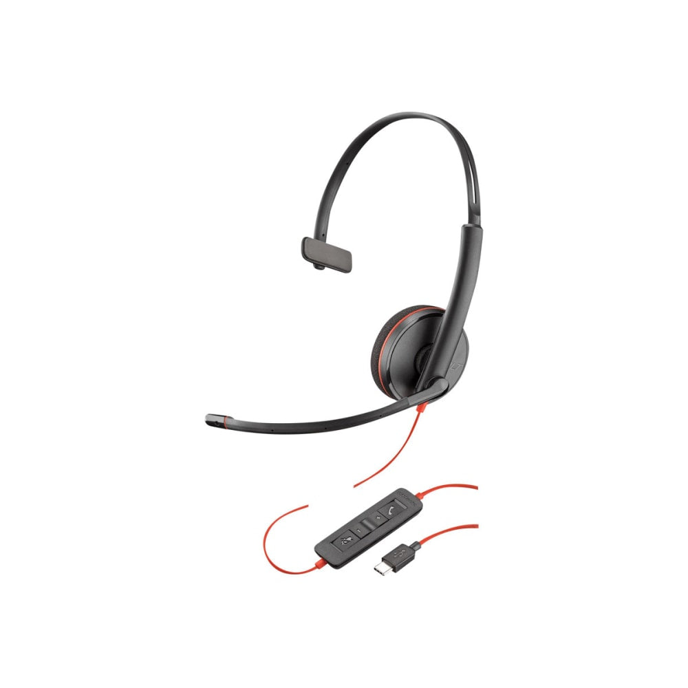 Plantronics Blackwire C3210 USB Headset, Black