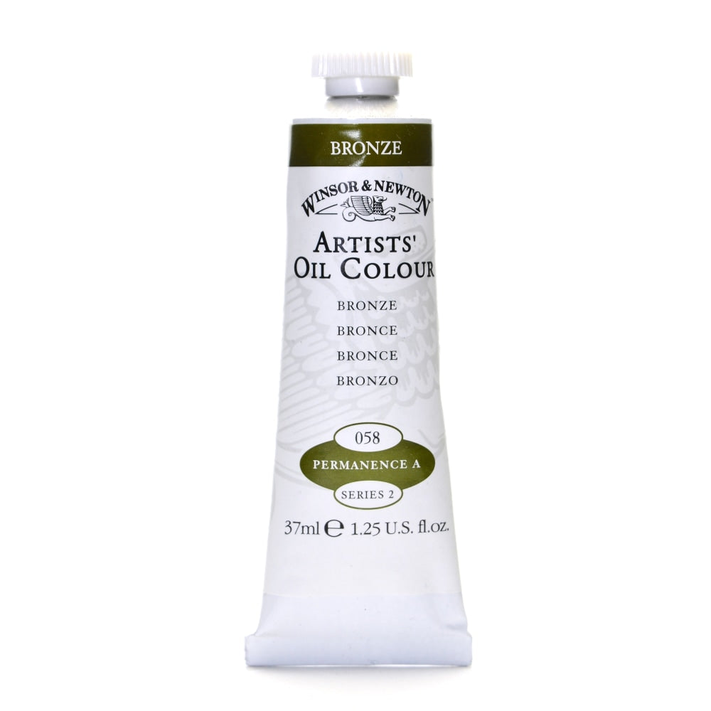 Winsor & Newton Artists Oil Colors, 37 mL, Bronze, 58