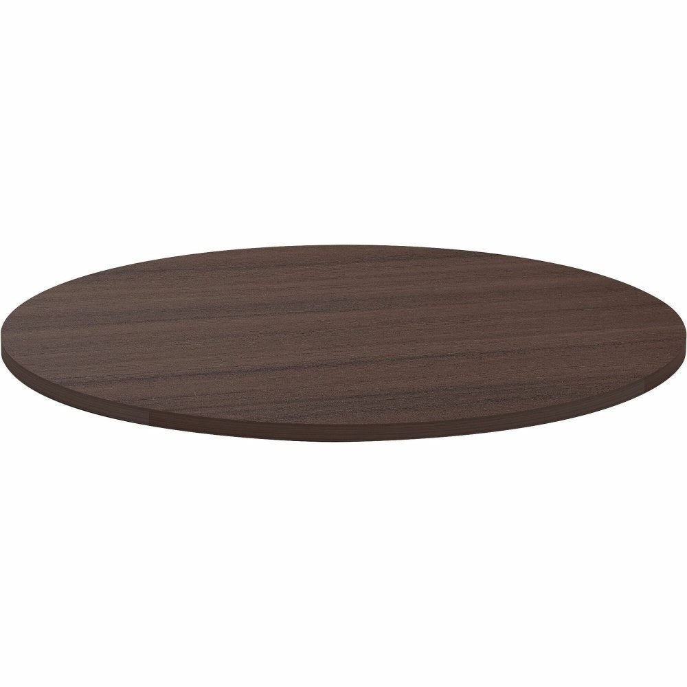 Lorell Laminate Round Conference Tabletop, 42in, Espresso