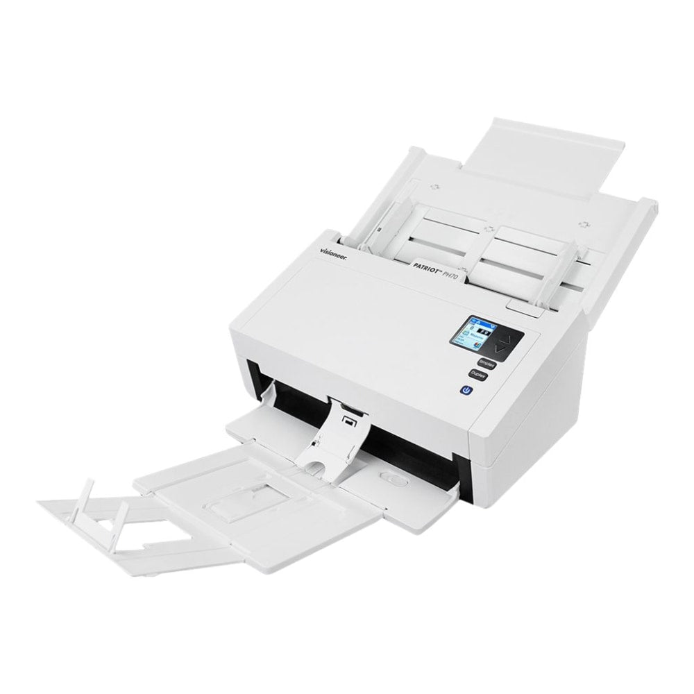 Visioneer Patriot PH70 - Document scanner - Contact Image Sensor (CIS) - Duplex - 241 x 6096 mm - 600 dpi - up to 70 ppm (mono) / up to 70 ppm (color) - ADF (120 sheets) - up to 11000 scans per day - USB 3.1 Gen 1 - TAA Compliant