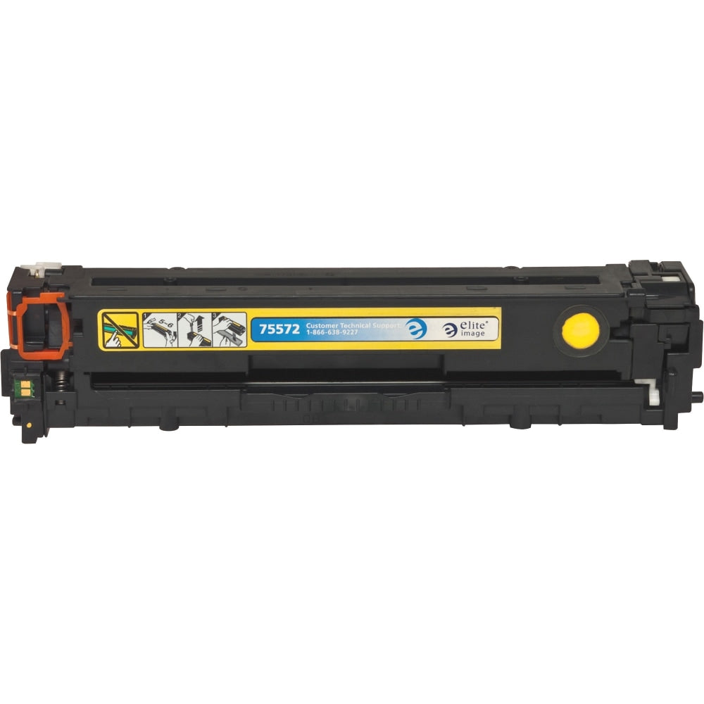 Elite Image Remanufactured Yellow Toner Cartridge Replacement For HP 128A, CE322A