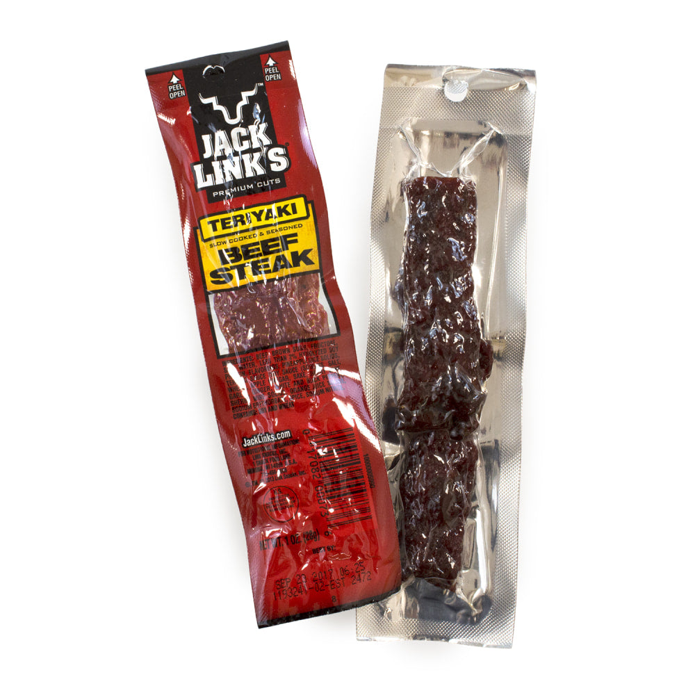 Jack Links Beef Steak, Teriyaki, 1 Oz, Pack Of 12