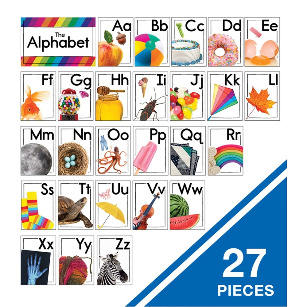 Carson-Dellosa Education Photographic Alphabet 27-Piece Bulletin Board Set