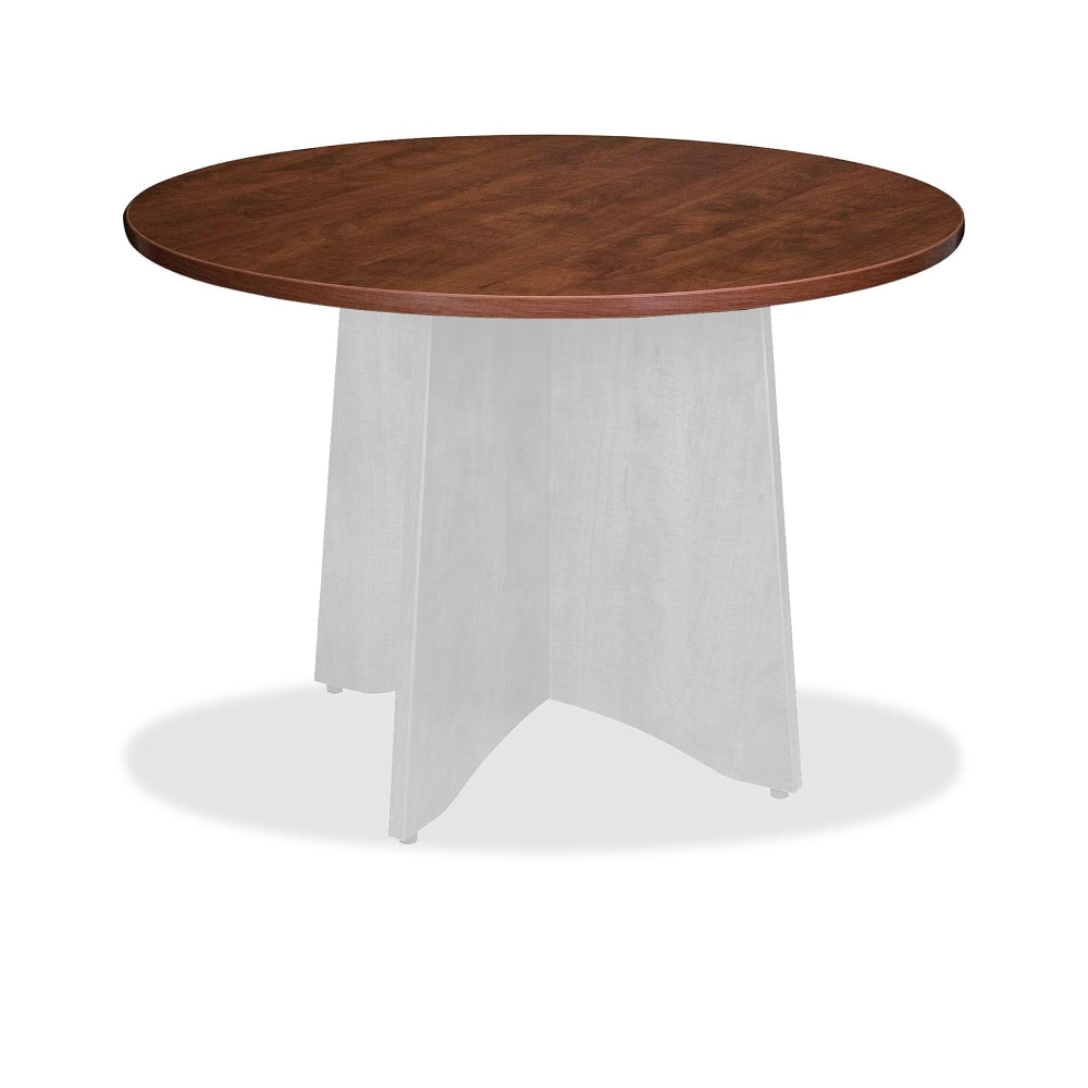 Lorell Essentials Round Table Top, 42inD, Cherry