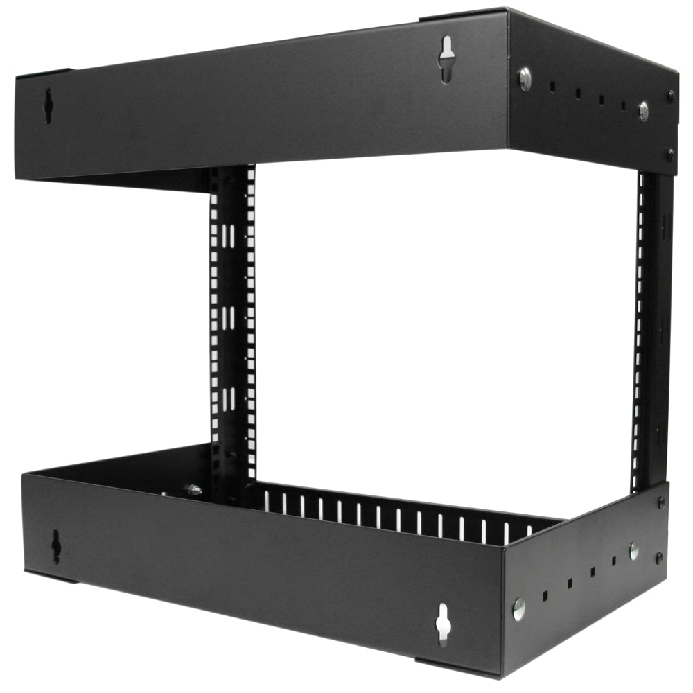 StarTech.com 8U Open Frame Wallmount Equipment Rack - Adjustable Depth - Mount your network and telecommunications equipment with the convenience of adjustable depth - Wall Mount Rack - Wallmount Rack - Equipment Rack - 8U Rack - Open Frame Rack