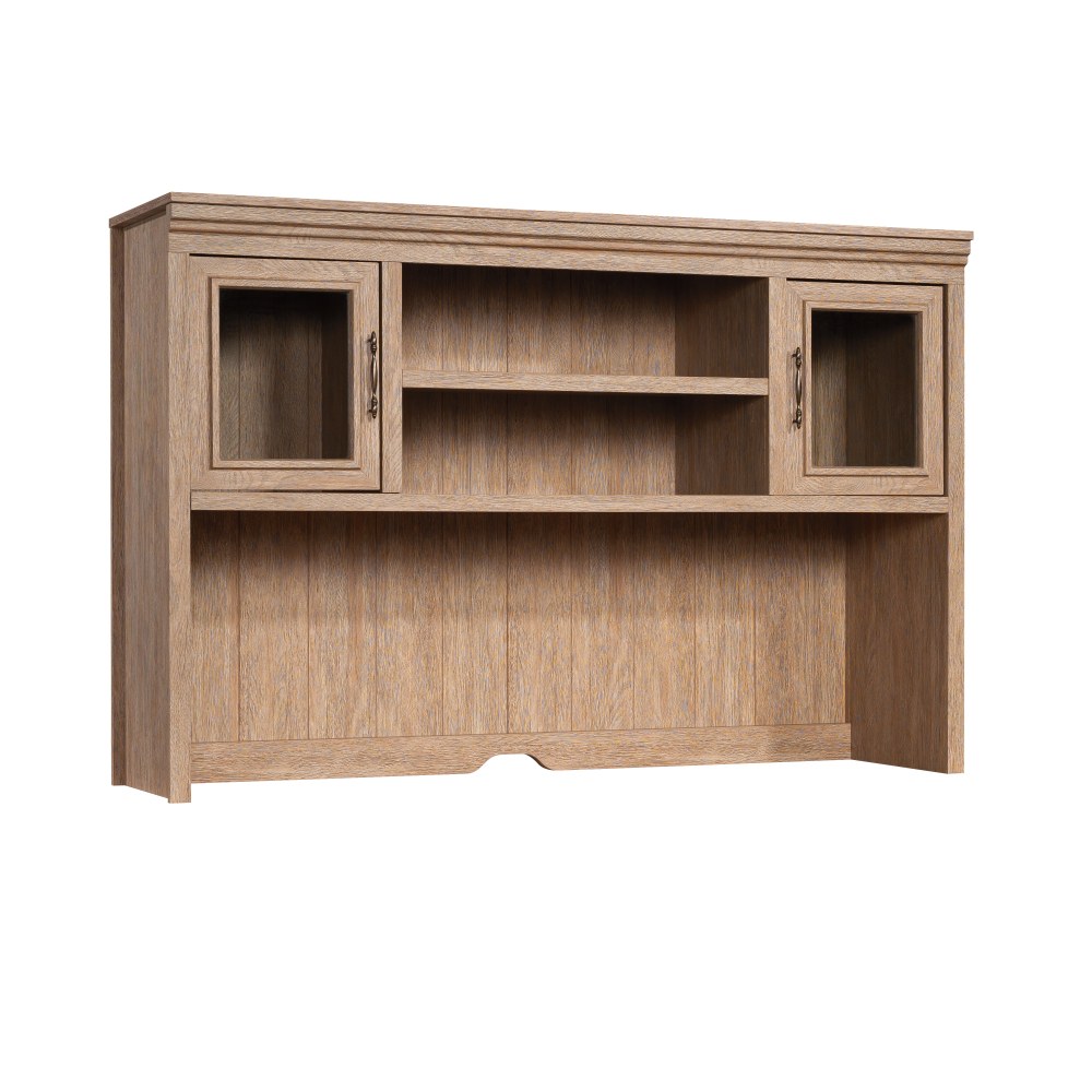 Sauder Rollingwood 66inW Hutch For Executive Desk Or L-Shaped Desk, Brushed Oak